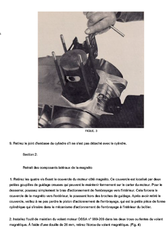 Manuel d'atelier Ossa 250 MAR en français { {{ Docautomoto }}
