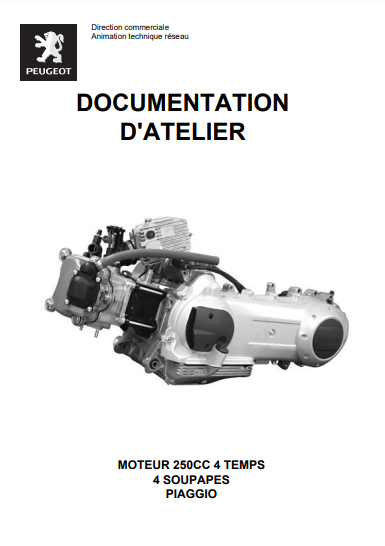 manuel d'atelier Peugeot 250 Satelis { {{ Docautomoto }}