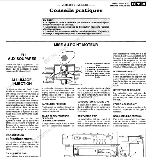 Manuels d'atelier BMW série 3 E36 { {{ Docautomoto }}