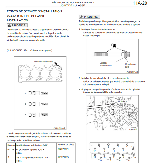 Manuel d'atelier Mitsubishi L 200 2007 2009 français { {{ Docautomoto }}