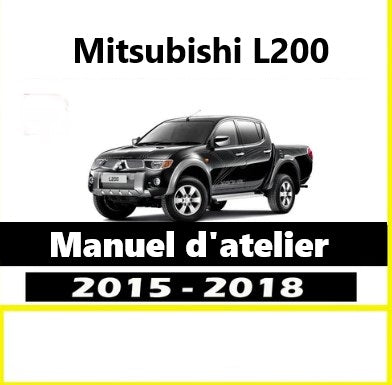 manuel d'atelier Mitsubishi L200 2016 2018 français { {{ Docautomoto }}