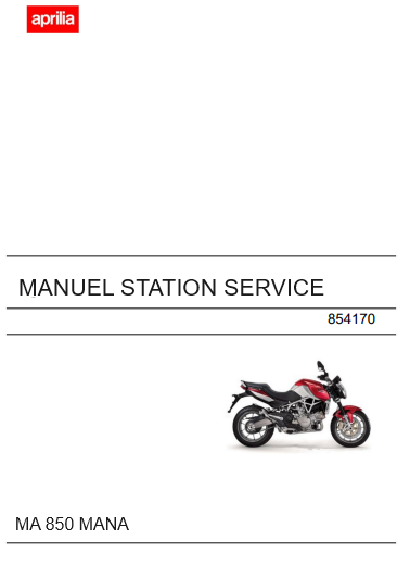 Manuel d'atelier Aprilia 850 Mana français { {{ Docautomoto }}
