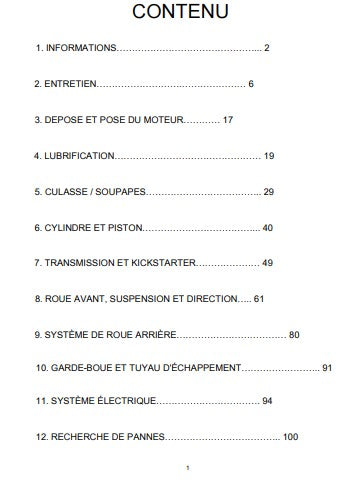 manuel d'atelier AEON Cobra 220 en français { {{ Docautomoto }}