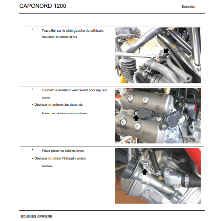 Manuel d'atelier Aprilia 1200 Caponord en français { {{ Docautomoto }}