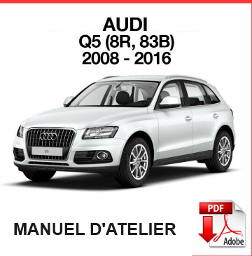 Manuel d'atelier Audi Q5 2008 2016 français { {{ Docautomoto }}