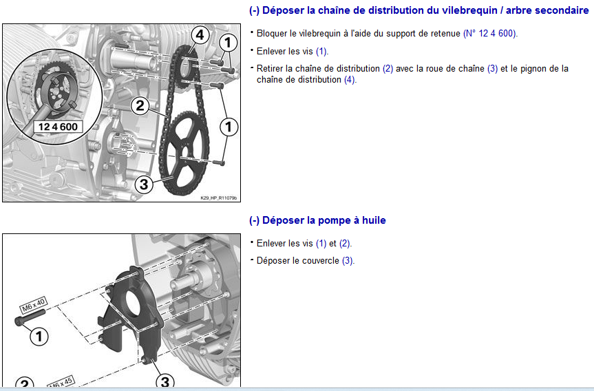Manuel d'atelier toutes motos BMW 1970 2017 français { {{ Docautomoto }}