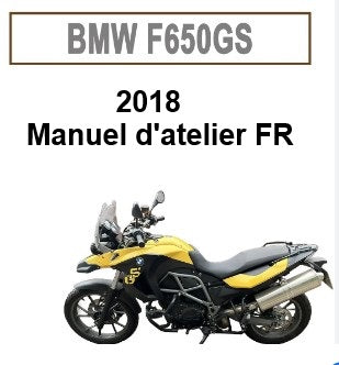 Manuel d'atelier BMW F650 GS 2018 français { {{ Docautomoto }}