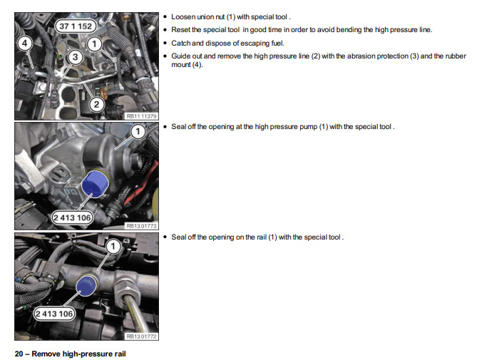Manuel d'atelier BMW 420 d G22 2020 { {{ Docautomoto }}