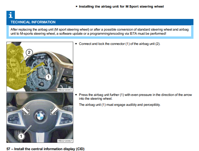 Manuel d'atelier BMW 420 d G22 2020 { {{ Docautomoto }}