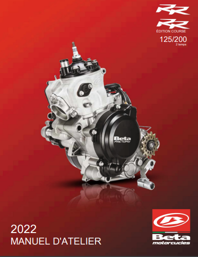 Manuel d'atelier Beta 125 200 RR 2022 français { {{ Docautomoto }}