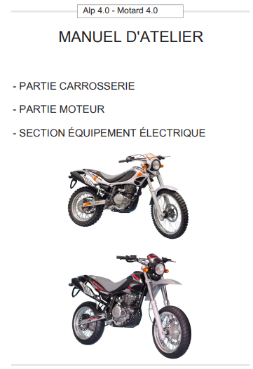 Manuel d'atelier beta ALP 4.0 2016 français { {{ Docautomoto }}