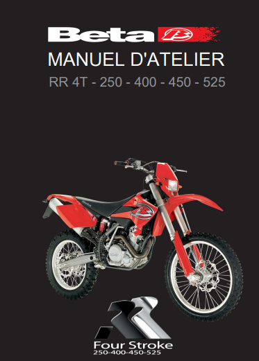 Manuel d'atelier BETA RR 250 400 450 528 français { {{ Docautomoto }}
