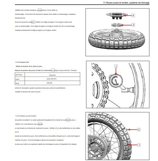 Manuel d'atelier CFMoto MT 450 2024 français { {{ Docautomoto }}
