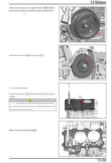 Manuel d'atelier CFMoto MT 450 2024 français { {{ Docautomoto }}