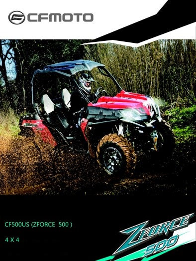 Manuel d'atelier CFMoto Zforce 500 français { {{ Docautomoto }}