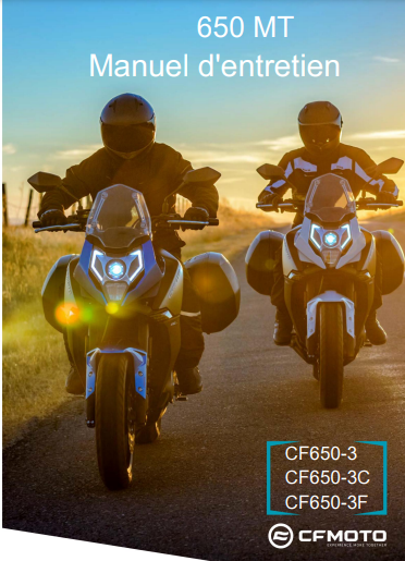 Manuel d'atelier CFmoto 650 MT 2017 2023 français { {{ Docautomoto }}