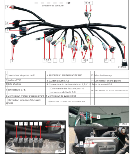 manuel d'atelier CFmoto Cforce 1000 2018 pdf français { {{ Docautomoto }}