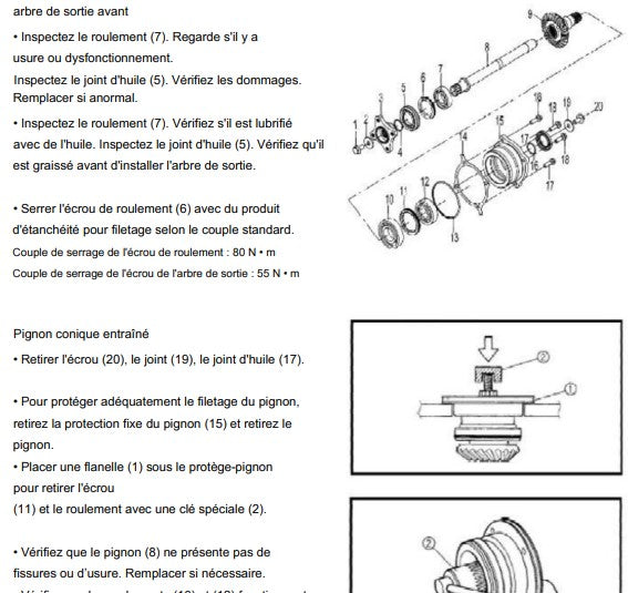 Manuel d'atelier CFMoto CF 520 2019 français { {{ Docautomoto }}