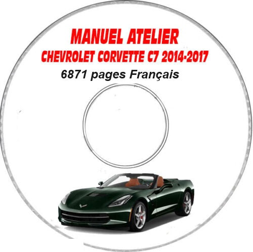 Manuel d'atelier Chevrolet Corvette C7 2014 français { {{ Docautomoto }}