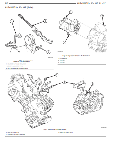 Manuel d'atelier Chrysler Voyager 2000 français { {{ Docautomoto }}