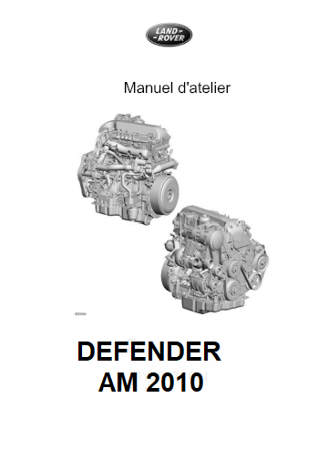Manuel d'atelier Land Rover Defender TD4 en Français { {{ Docautomoto }}