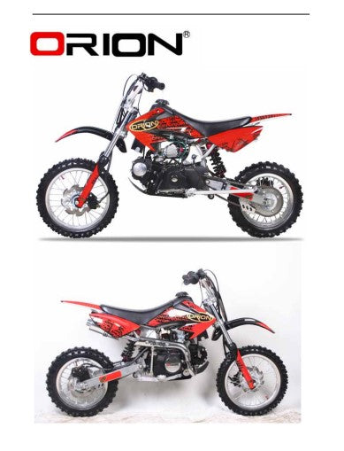 Manuel d'atelier Dirt Bike Orion Apollo français { {{ Docautomoto }}