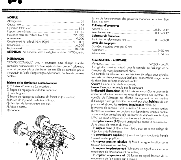 manuel d'atelier Ducati 851 Superbike 1989 90 Docautomoto