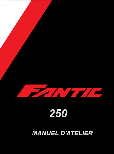 Manuel d'atelier Fantic TL 250 2020 pdf français { {{ Docautomoto }}