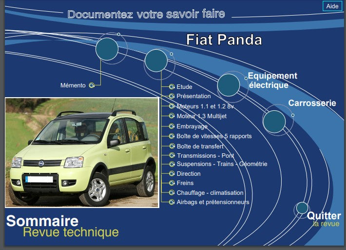 manuel de réparation Fiat panda 2 ph1 Docautomoto