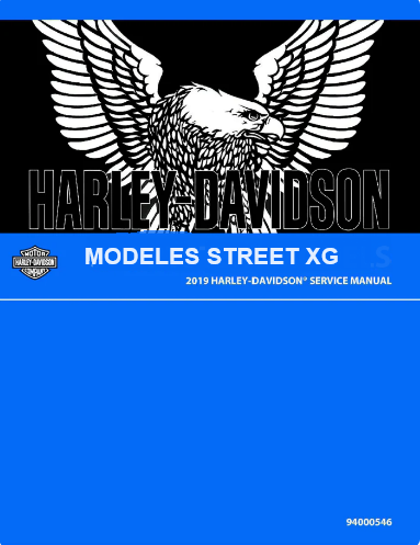 Manuel d'atelier Harley Davidson modèles Street 2019 français { {{ Docautomoto }}