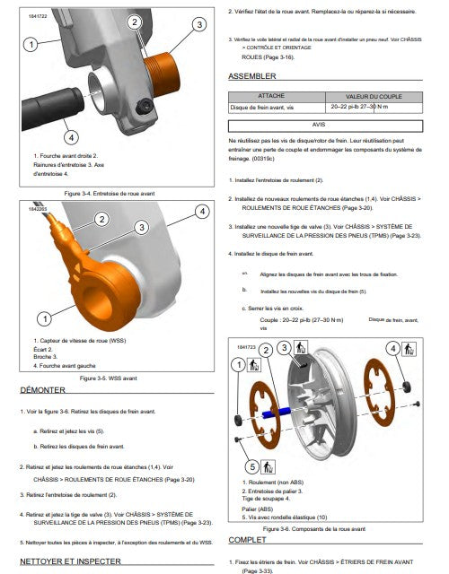 Manuel d'atelier Harley Davidson FLHX FLTRX 2025 français Docautomoto