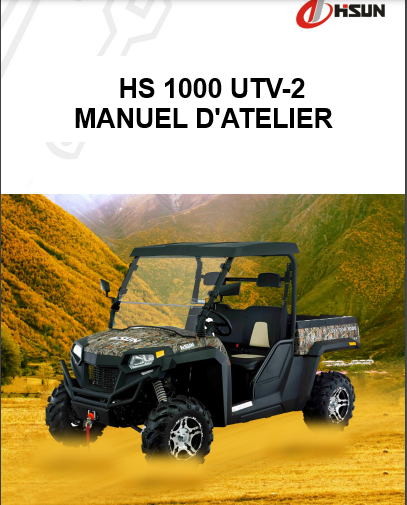 manuel d'atelier Hisun UTV 1000 français { {{ Docautomoto }}