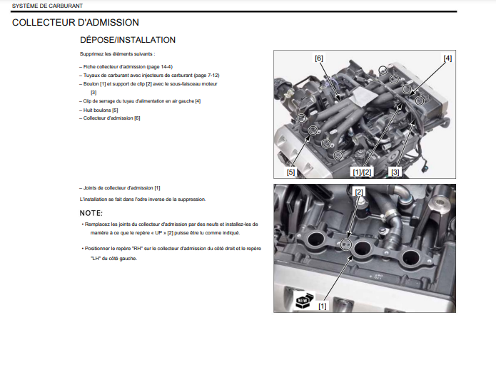 Manuel d'atelier Honda 1800 Gold Wing 2018 2020 { {{ Docautomoto }}