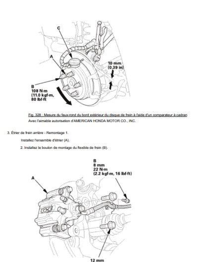 Manuel d'atelier Honda CRV 2012 2016 français { {{ Docautomoto }}