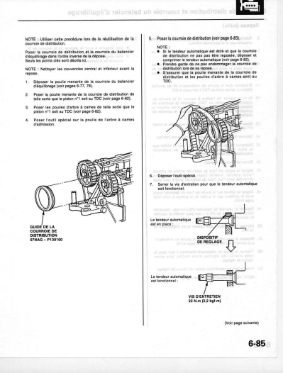 Manuel d'atelier Honda Prelude 5g 1997 { {{ Docautomoto }}