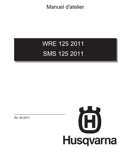 Manuel d'atelier Husqvarna 125 WRE SMS 2011 français { {{ Docautomoto }}