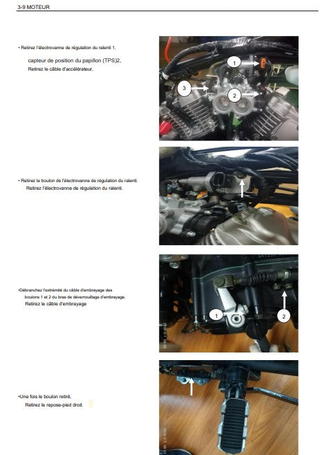 Manuel d'atelier Hyosung GV 125 2022 français Docautomoto