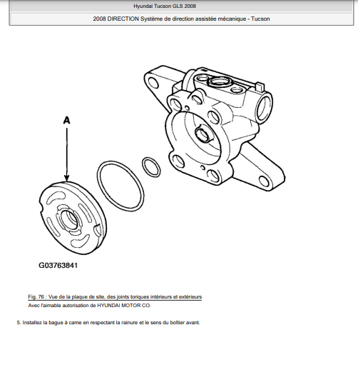 Manuel d'atelier Hyundai Tucson 2008 2009 français { {{ Docautomoto }}