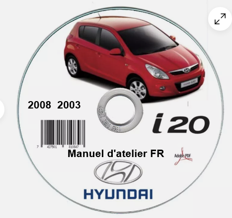 Manuel d'atelier Hyundai i20 2008 2013 français { {{ Docautomoto }}