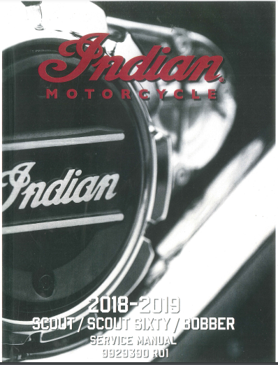 Manuel d'atelier Indian Scout Bobber 2018 2019 { {{ Docautomoto }}