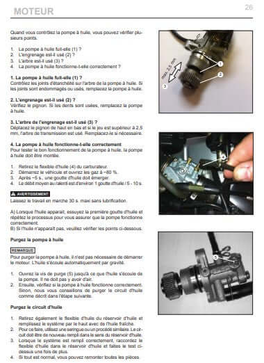 Manuel d'atelier KSR 50 classic 2013 français Docautomoto