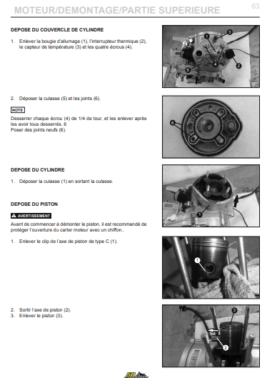 Manuel d'atelier KSR Trigger 50 2015 français { {{ Docautomoto }}