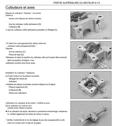 Manuel d'atelier Kawasaki 300 Bruteforce 2016 français Docautomoto