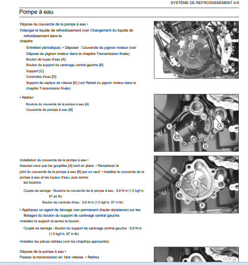 Manuel d'atelier kawasaki 300 Ninja français Docautomoto