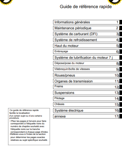 Manuel d'atelier Kawasaki ER6n 2006 français Docautomoto