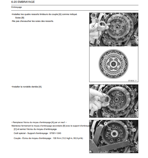 Manuel d'atelier Kawasaki 1000 Ninja H2 2015 français Docautomoto