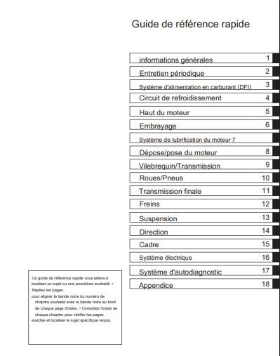 Manuel d'atelier kawasaki 1000 versys français Docautomoto