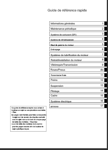 Manuel d'atelier Kawasaki Z 1000 2004 en français Docautomoto