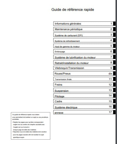 manuel d'atelier kawasaki Z750 2003 français Docautomoto