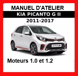 Manuel d'atelier KIa Picanto 2011 2017 français { {{ Docautomoto }}